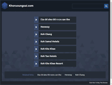Tablet Screenshot of khoruoungoai.com
